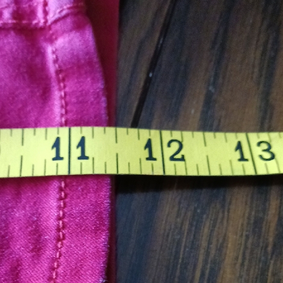 Celebrity Pink- Red High-Waist Button Front Shorts - Picture 12 of 12